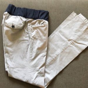 GAP maternity seersucker pants, size 2